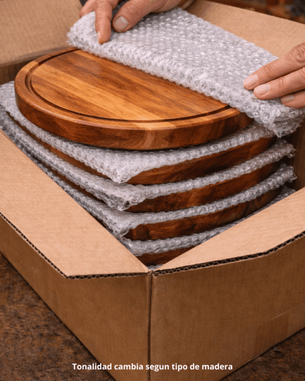Tabla Circular de Pino 20 cm | Tabla para Quesos | Madetza