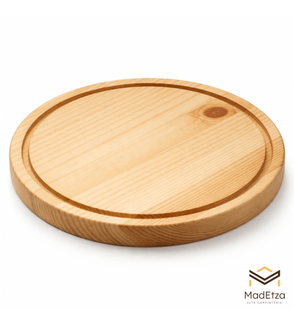 Tabla Circular de Pino 20 cm | Tabla para Quesos | Madetza