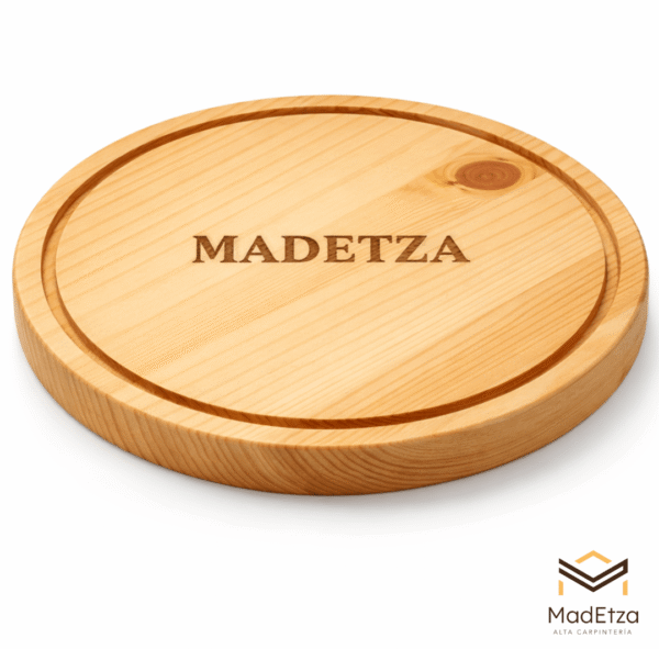 Tabla Circular de Pino 20 cm | Tabla para Quesos | Madetza