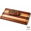 Tabla de Charcutería Combinada Parota y Encino 30x20 | Tabla para Quesos | Madetza
