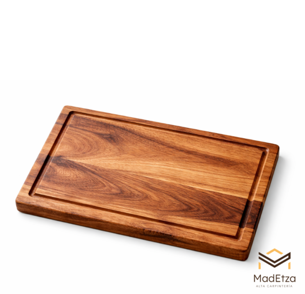 Tabla Charcutera de Parota 30x20 | Tabla para Quesos y Asador | Madetza