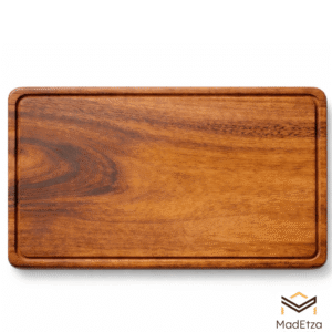 Tabla Parrillera de Parota 40x25 | Tabla para Carne Asada | Madetza