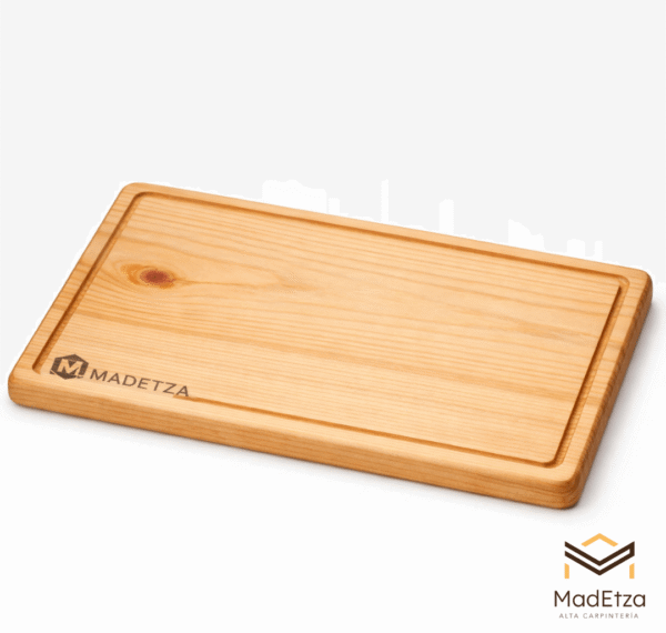 Tabla Charcutera de Pino 30x20 | Tabla para Quesos y Asador | Madetza
