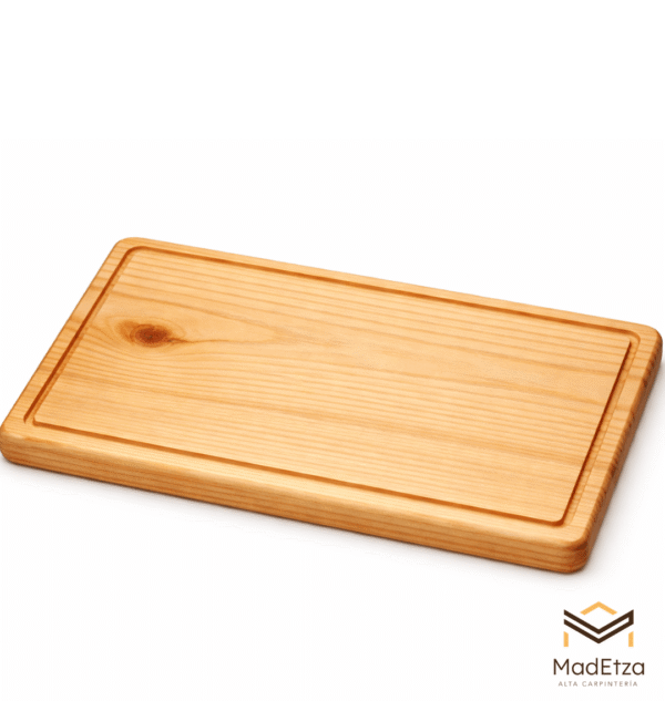 Tabla Charcutera de Pino 30x20 | Tabla para Quesos y Asador | Madetza