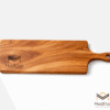 Tabla Parrillera de Teca con Mango 40x18 | Tabla para Asador | Madetza