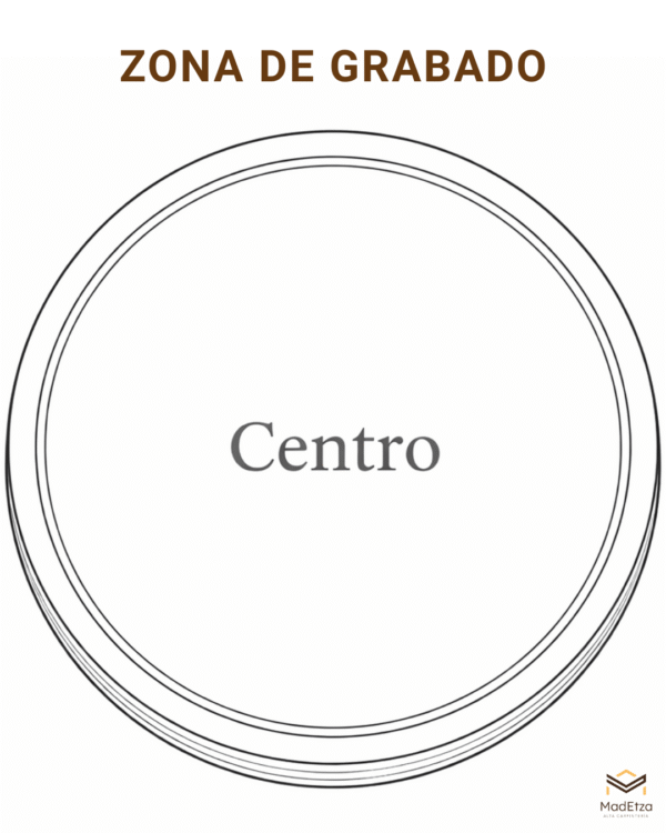 Tabla Circular de Pino 20 cm | Tabla para Quesos | Madetza