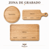 Tabla Charcutera Mini de Encino 20x15 | Regalo para Eventos | Madetza