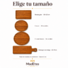 elije tu tamaño madetza (2) Tabla Circular de Teca 30 cm