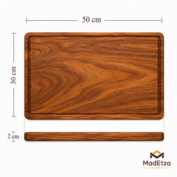 Tabla de Parota Rectangular 50x30 cm