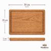 Tabla de Encino Rectangular 30x20 cm