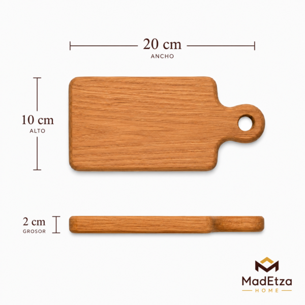 Tabla Mini Evento Encino 20x10 cm