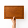 Tabla de Teca Rectangular 30x20 cm
