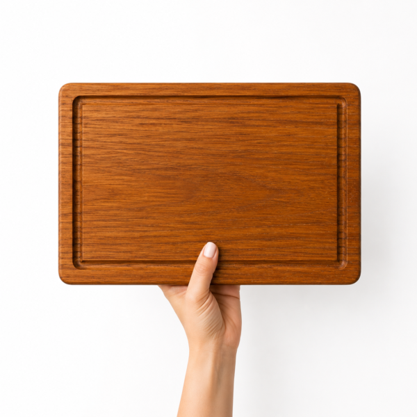 Tabla de Teca Rectangular 30x20 cm