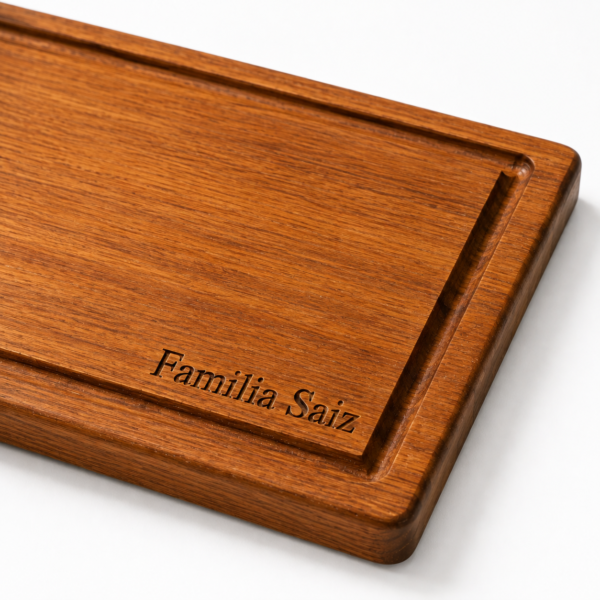 Tabla de Teca Rectangular 30x20 cm
