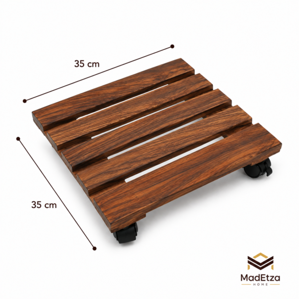 portamacetas de parota (5) KIT BASES RODANTES DRACO